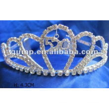 Tiara de couronne de mariage nuptiale (GWST12-230)